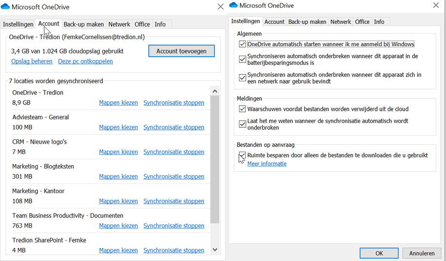 OneDrive screenshot
