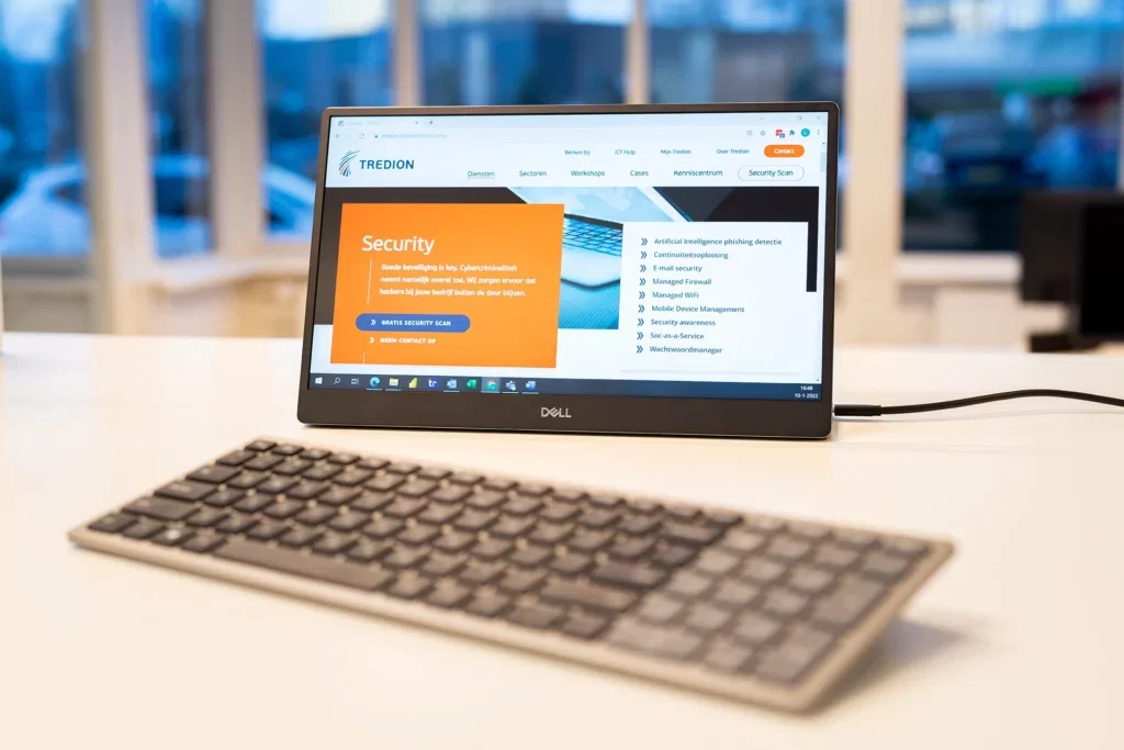 portable scherm en toetsenbord