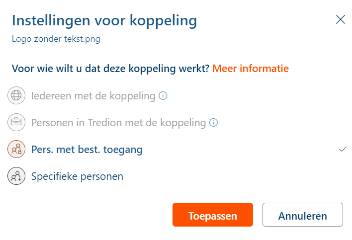 SharePoint bestanden delen