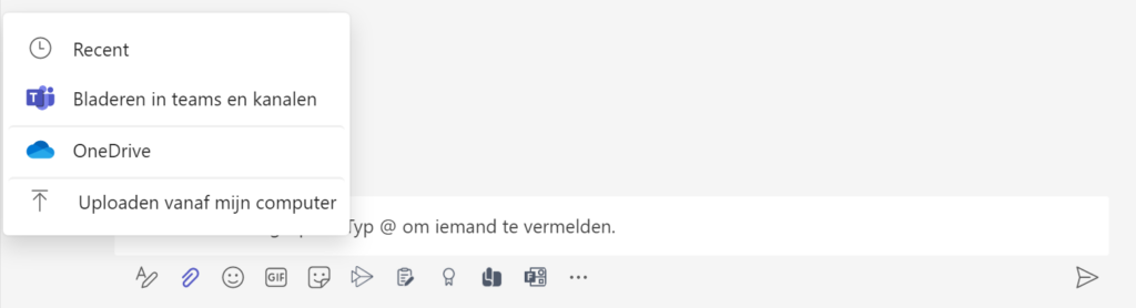 Teams delen