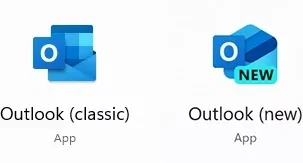 Outlook classic vs. new